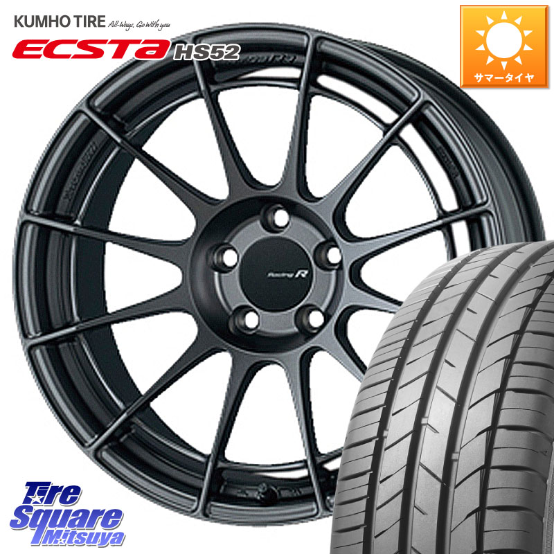 KUMHO ECSTA HS52 エクスタ サマータイヤ 215/60R17ENKEI エンケイ Racing Revolution NT03RR GM ホイール 17X7.5J 35 5穴 114.3 20系アルファード ヴェルファイア|タイヤスクエアミツヤ