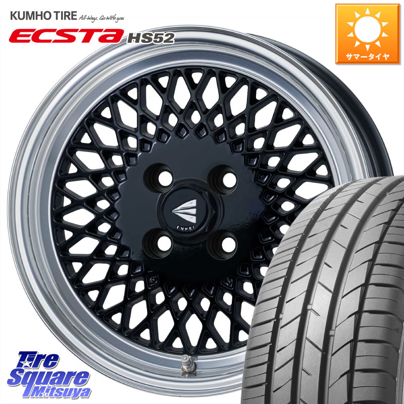 ENKEI エンケイ NEO CLASSIC ENKEI92 16インチ 16 X 6.5J +45 4穴 100 KUMHO ECSTA HS52 エクスタ サマータイヤ 195/55R16