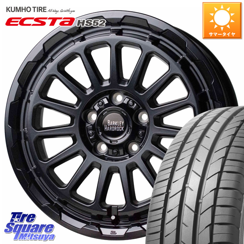 KUMHO ECSTA HS52 エクスタ サマータイヤ 225/55R16HotStuff バークレー ハードロック リザード 16インチ 16X7.0J 38 5穴 114.3 RX-8 MAZDA｜タイヤスクエアミツヤ