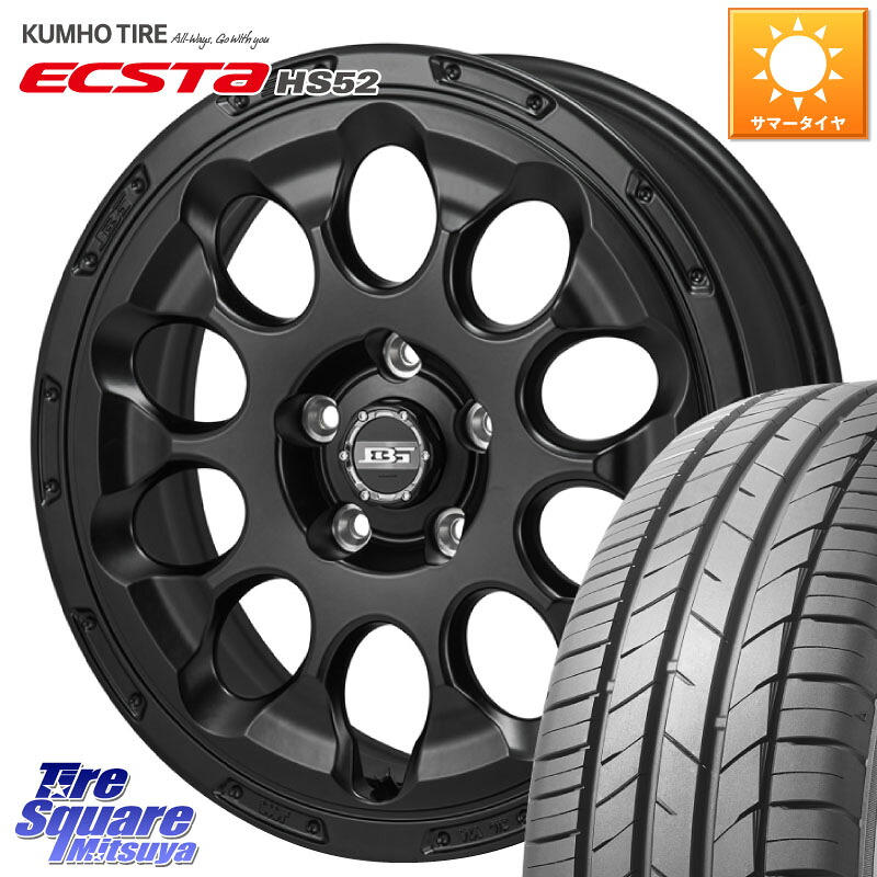 Japan三陽 ボトムガルシア CHRONO クロノ 17 X 7.0J +38 5穴 114.3 KUMHO ECSTA HS52 エクスタ サマータイヤ 215/60R17 10系カローラクロス 20系アルファード 85,635円