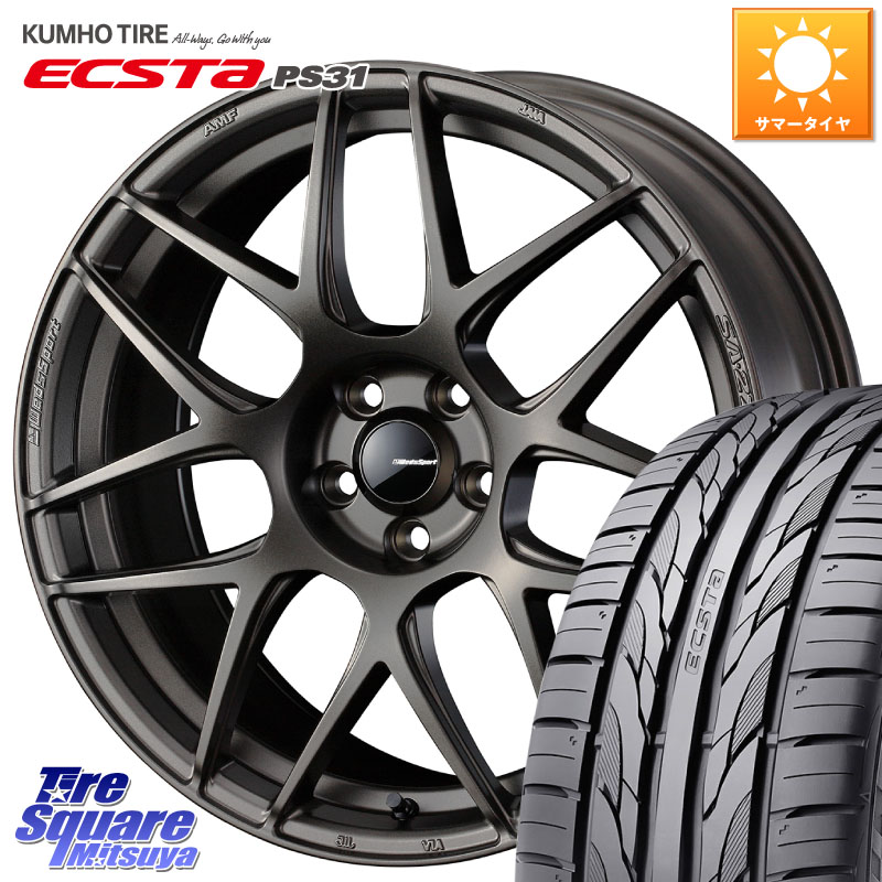 WEDS 74195 SA-27R ウェッズ スポーツ ホイール 18インチ 18 X 8.5J +35 5穴 114.3 KUMHO ECSTA PS31 エクスタ サマータイヤ 235/50R18 30系アルファード 30系ヴェルファイア 20系アルファード 99,501円