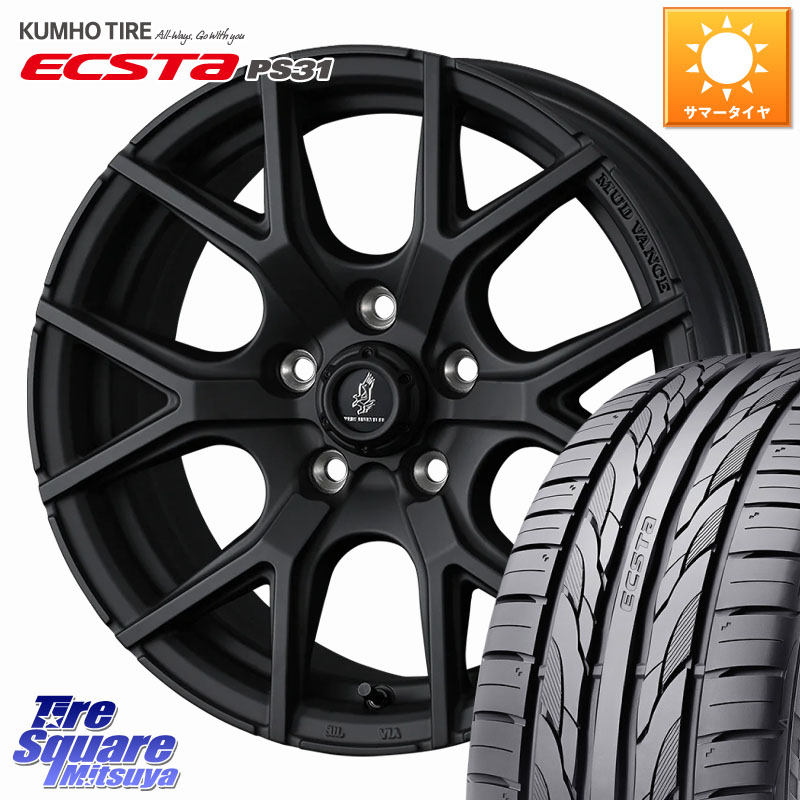 KUMHO ECSTA PS31 エクスタ サマータイヤ 235/50R18WEDS マッドヴァンスSD MUDVANCE SD ホイール 18インチ 18X7.5J 35 5穴 114.3 30系アルファード/ヴェルファイア 20系アルファード ヴェルファイアハイブリッド ヴェルファイア アルファード|タイヤスクエアミツヤ