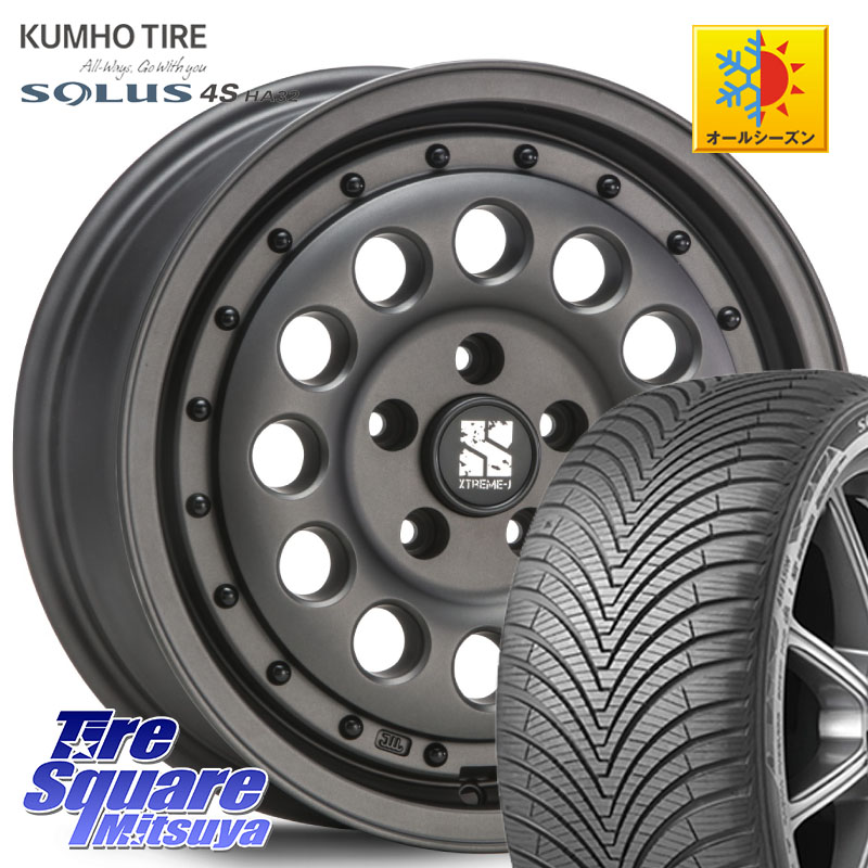 KUMHO SOLUS 4S HA32 ソルウス オールシーズンタイヤ 215/65R16 MLJ XTREME-J エクストリーム RUGGED ラギッド 16インチ 16 X 6.5J +32 5穴 114.3 30系ヴェルファイア 20系アルファード