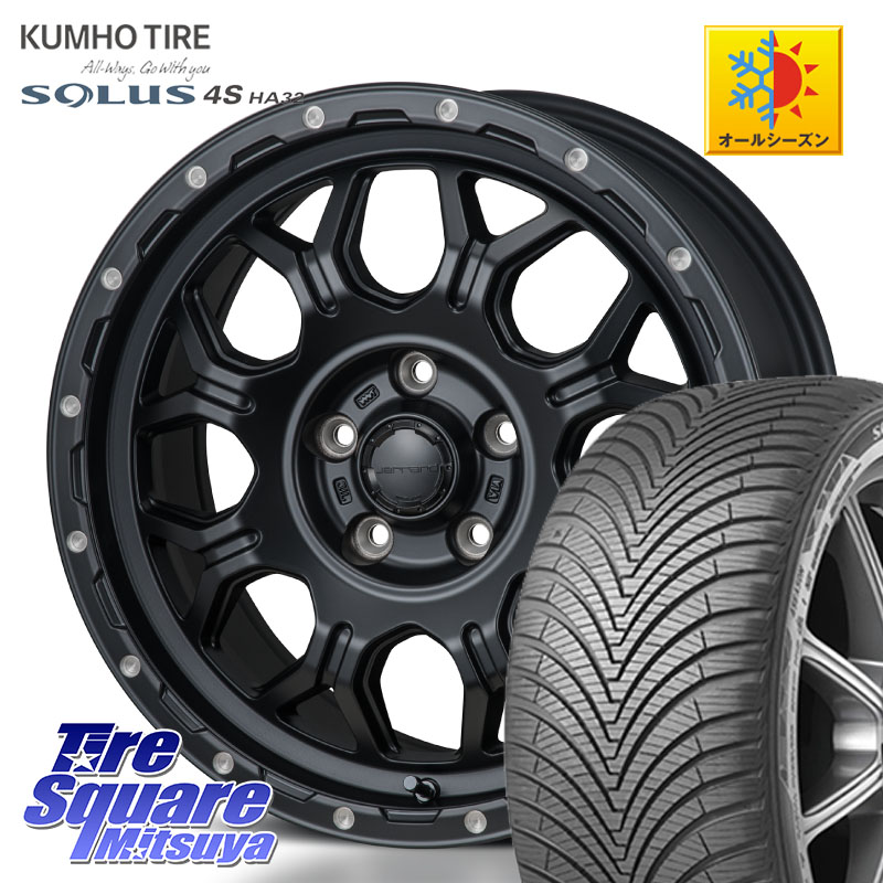 KUMHO SOLUS 4S HA32 ソルウス オールシーズンタイヤ 225/45R17MONZA HI-BLOCK JERRARD ホイール 17インチ 17X7.5J 41 5穴 114.3 GRヤリスRSノーマルキャリパー ブレイド IS レクサス|タイヤスクエアミツヤ