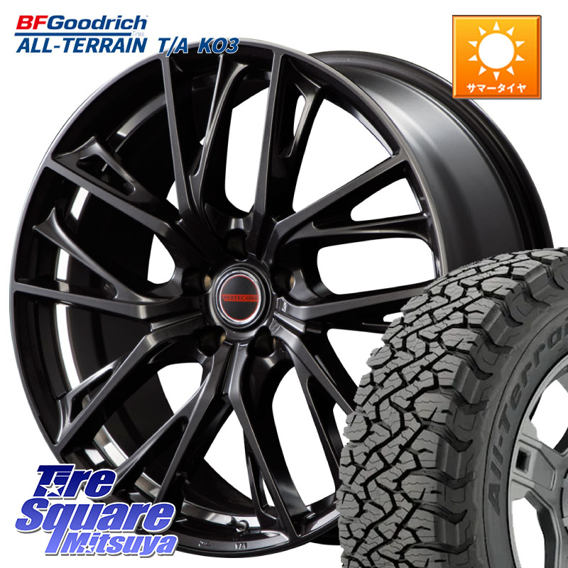 BF Goodrich All-Terrain TA KO3オールテレーン グッドリッチ T/A ブラックウォール 235/60R18MANARAY MID VERTEC ONE GLAIVE 18インチ 18X7.0J 48 5穴 114.3 CX-5 CX5 MAZDA CX-7 CX7 MAZDA CR-V｜タイヤスクエアミツヤ