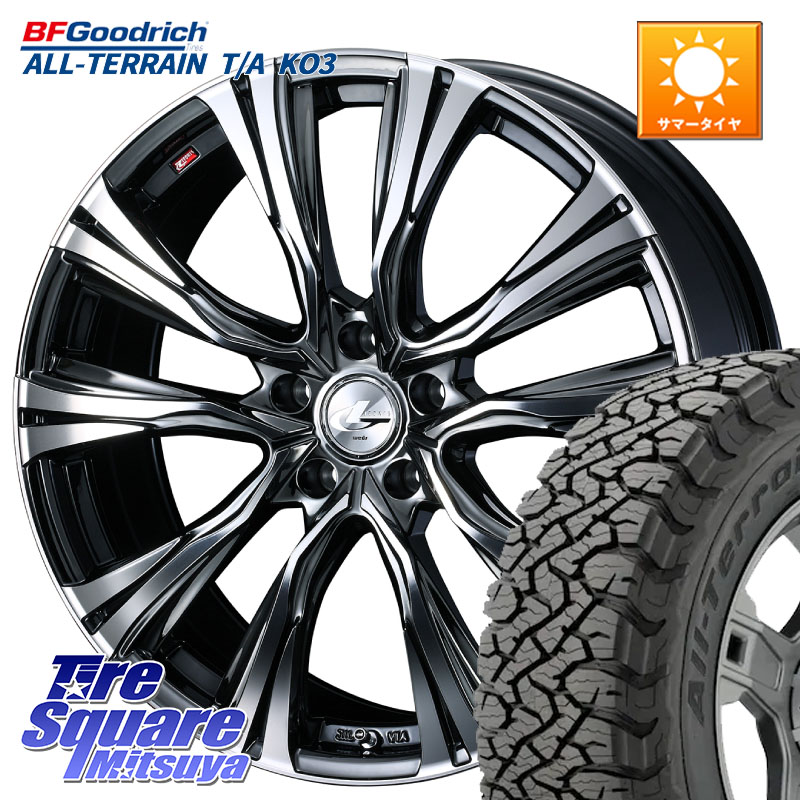 BF Goodrich All-Terrain TA KO3オールテレーン グッドリッチ T/A ブラックウォール 225/65R17WEDS 41245 LEONIS VR BMCMC ウェッズ レオニス ホイール 17インチ 17X6.5J 52 5穴 114.3 CR-V|タイヤスクエアミツヤ