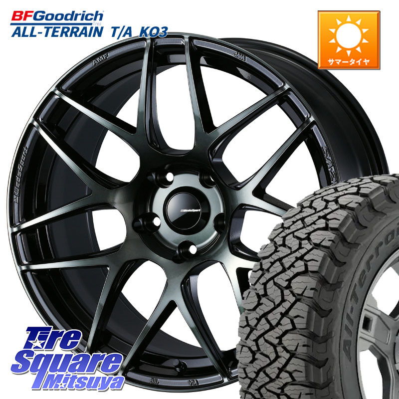 BF Goodrich All-Terrain TA KO3オールテレーン グッドリッチ T/A ブラックウォール 225/65R17WEDS WedsSport SA-27R SA27R ウェッズ スポーツ ホイール 17インチ 17X7.0J 48 5穴 114.3 T32エクストレイル CX-5 CX-8 BT5レガシィアウトバック CX-5 CX5 MAZDA CR-V レガ|タイヤスクエアミツヤ