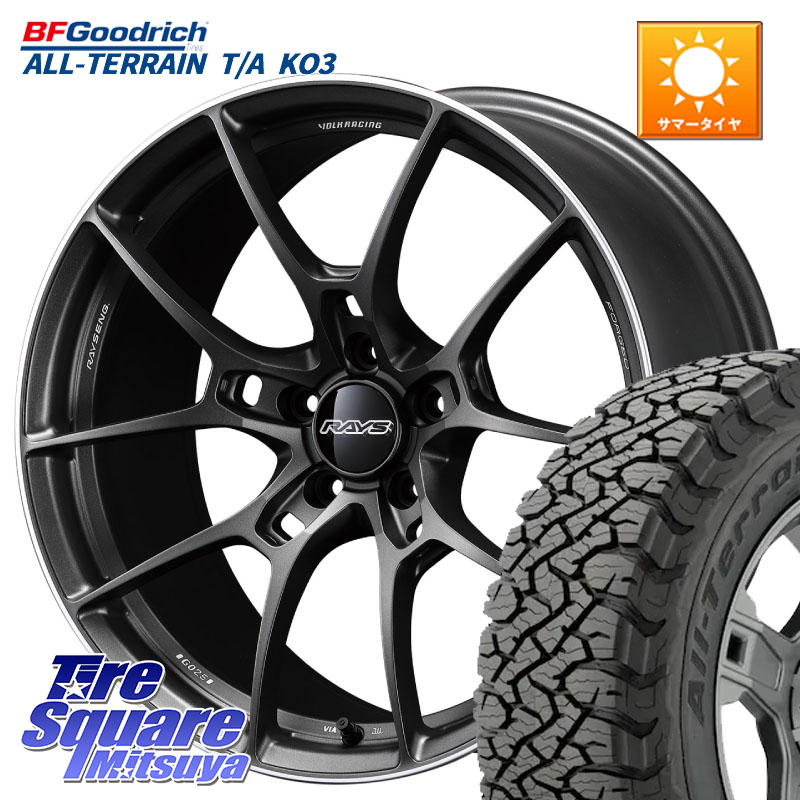 BF Goodrich All-Terrain TA KO3オールテレーン グッドリッチ T/A ブラックウォール 235/60R18RAYS 【欠品次回3~4月】 G025 VOLK RACING 鍛造 ホイール 18インチ 18X8.0J 45 5穴 114.3 CX-60 CX-80 CX-5 CX5 MAZDA CR-V|タイヤスクエアミツヤ