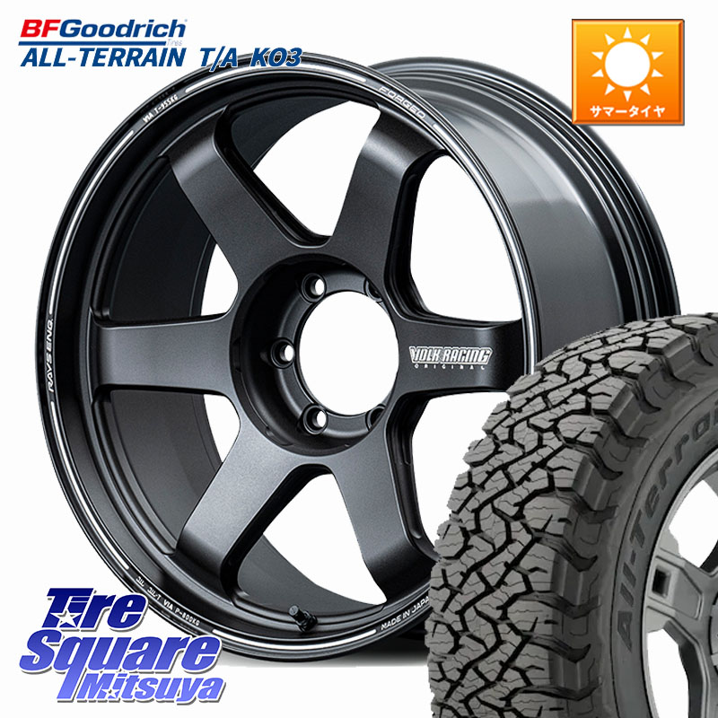 BF Goodrich All-Terrain TA KO3オールテレーン グッドリッチ T/A ブラックウォール 275/60R20RAYS 【欠品次回3~4月】 TE37 ultraX VOLK RACING 鍛造 ホイール 20インチ 20X8.5J(M14) 45 6穴 139.7 ランドクルーザー 250|タイヤスクエアミツヤ