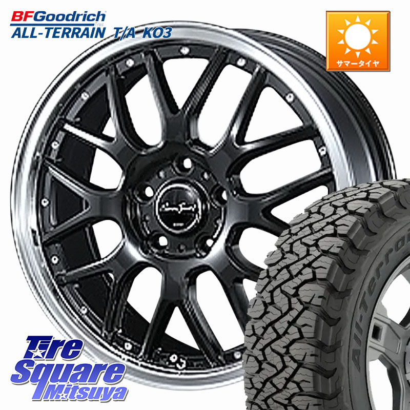 BF Goodrich All-Terrain TA KO3オールテレーン グッドリッチ T/A ブラックウォール 235/60R18BLEST EuroSport Type815 ホイール 18インチ 18X7.0J 38 5穴 114.3 50系RAV4 RAV4 50系 デリカD:5 D5 カスタムサイズ RX レクサス|タイヤスクエアミツヤ