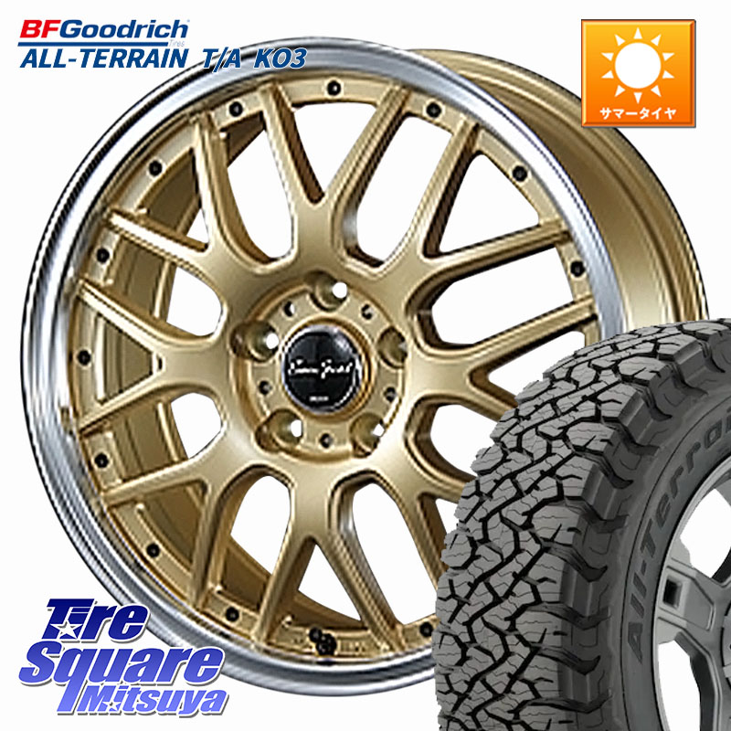 BLEST EuroSport Type815 ホイール 17インチ 17 X 7.0J +53 5穴 114.3 BF Goodrich All-Terrain TA KO3オールテレーン グッドリッチ T/A ブラックウォール 225/65R17 BT5レガシィアウトバック 122,425円