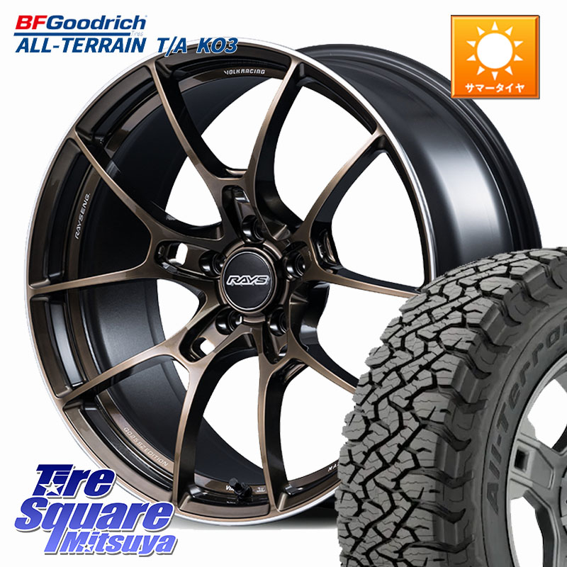 BF Goodrich All-Terrain TA KO3オールテレーン グッドリッチ T/A ブラックウォール 235/60R18RAYS 【欠品次回3~4月】 G025 SZ EDITION VOLK RACING 鍛造 ホイール 18インチ 18X8.0J 45 5穴 114.3 50系RAV4 60系RAV4 CX-60 CX-80 トレイルシーカー RAV4 50系 ソルテラ｜タイヤスクエアミツヤ