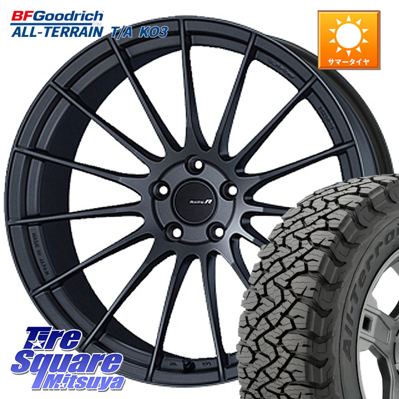 ENKEI エンケイ Racing Revolution RS05RR ホイール 18 X 8.5J +35 5穴 114.3 BF Goodrich All-Terrain TA KO3オールテレーン グッドリッチ T/A ブラックウォール 255/55R18 アウトランダーPHEV