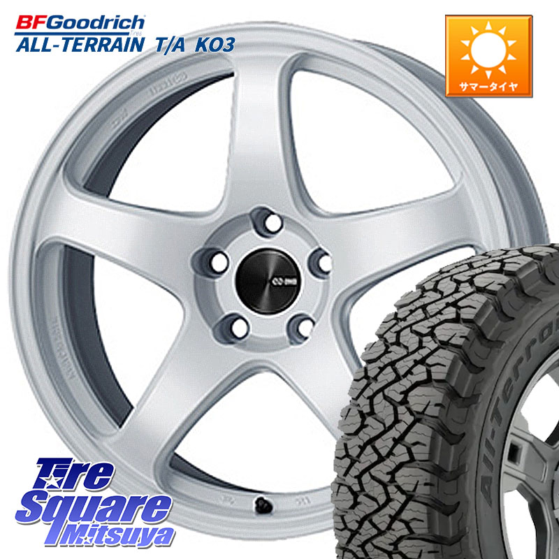 BF Goodrich All-Terrain TA KO3オールテレーン グッドリッチ T/A ブラックウォール 235/60R18ENKEI エンケイ PerformanceLine PF05 WH 18インチ 18X8.0J 45 5穴 114.3 CX-60 CX-80 トレイルシーカー ソルテラ RAV4 60系 bZ4X CX-5 CX5 MAZDA CR-V|タイヤスクエアミツヤ