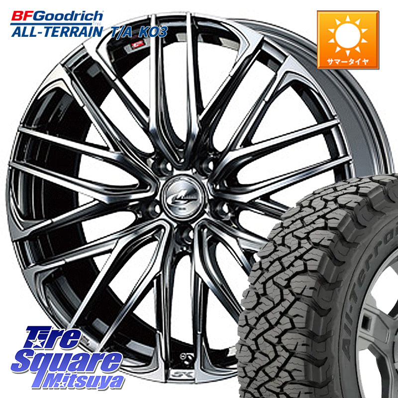 BF Goodrich All-Terrain TA KO3オールテレーン グッドリッチ T/A ブラックウォール 225/65R17WEDS 38312 レオニス SK ウェッズ Leonis ホイール 17インチ 17X6.5J 53 5穴 114.3 CR-V|タイヤスクエアミツヤ
