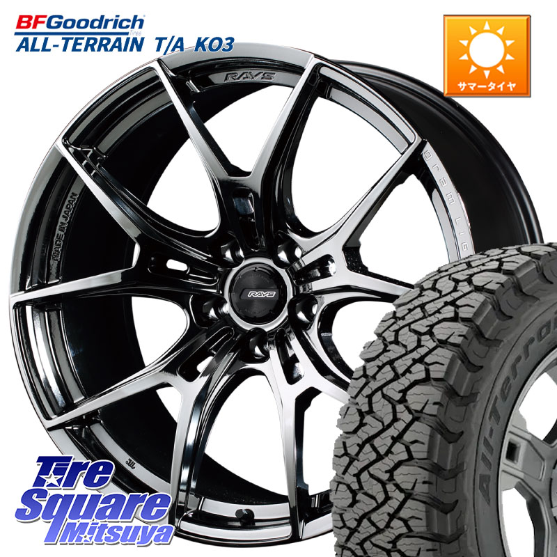 BF Goodrich All-Terrain TA KO3オールテレーン グッドリッチ T/A ブラックウォール 235/60R18RAYS 【欠品次回2~3月】 レイズ GramLights グラムライツ 57FXZ RBC ホイール 18インチ 18X7.5J 50 5穴 114.3｜タイヤスクエアミツヤ