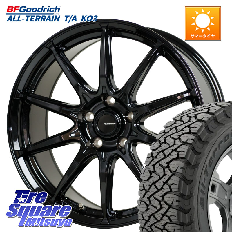 BF Goodrich All-Terrain TA KO3オールテレーン グッドリッチ T/A ブラックウォール 225/65R17HotStuff G-SPEED G-05 G05 17インチ ジースピード ホイール 17X7.0J 55 5穴 114.3 BT5レガシィアウトバック レガシー レガシィ アウトバック|タイヤスクエアミツヤ