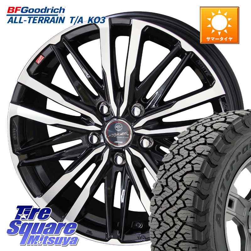 KYOHO SMACK CREST ホイール 4本 17インチ 17 X 7.0J +53 5穴 114.3 BF Goodrich All-Terrain TA KO3オールテレーン グッドリッチ T/A ブラックウォール 225/65R17 BT5レガシィアウトバック 109,692円