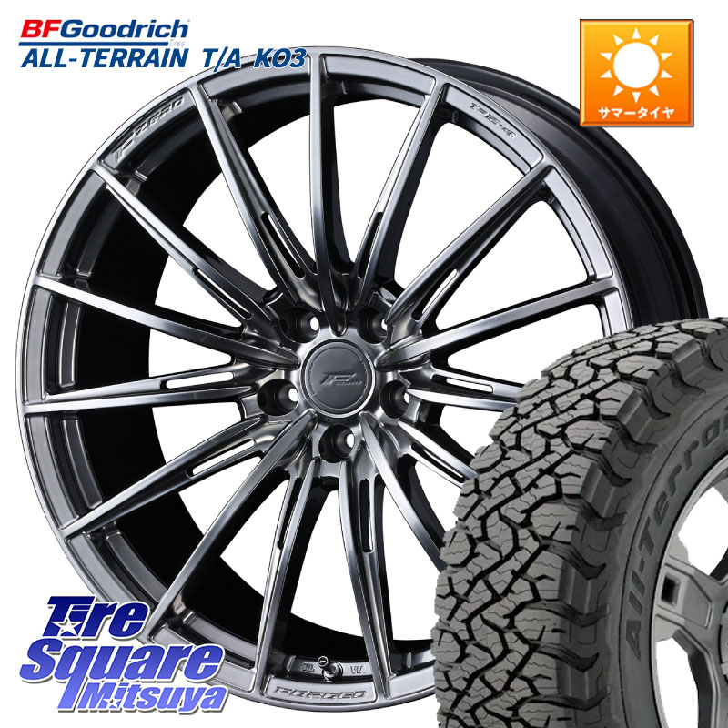 WEDS F ZERO FZ4 FZ-4 鍛造 FORGED 18インチ エフゼロ 18 X 7.5J +38 5穴 114.3 BF Goodrich All-Terrain TA KO3オールテレーン グッドリッチ T/A ブラックウォール 255/55R18 アウトランダーPHEV