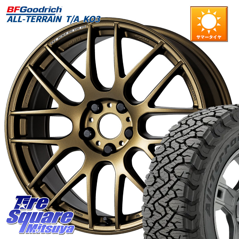BF Goodrich All-Terrain TA KO3オールテレーン グッドリッチ T/A ブラックウォール 255/55R18WORK ワーク EMOTION エモーション M8R 18インチ 18X8.5J 38 5穴 114.3 アウトランダーPHEV|タイヤスクエアミツヤ
