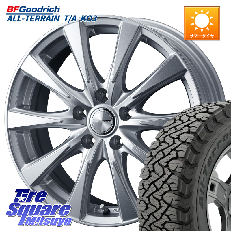 BF Goodrich All-Terrain TA KO3オールテレーン グッドリッチ T/A ブラックウォール 255/55R18WEDS ジョーカースピリッツ ホイール 18X7.5J 38 5穴 114.3 アウトランダーPHEV|タイヤスクエアミツヤ