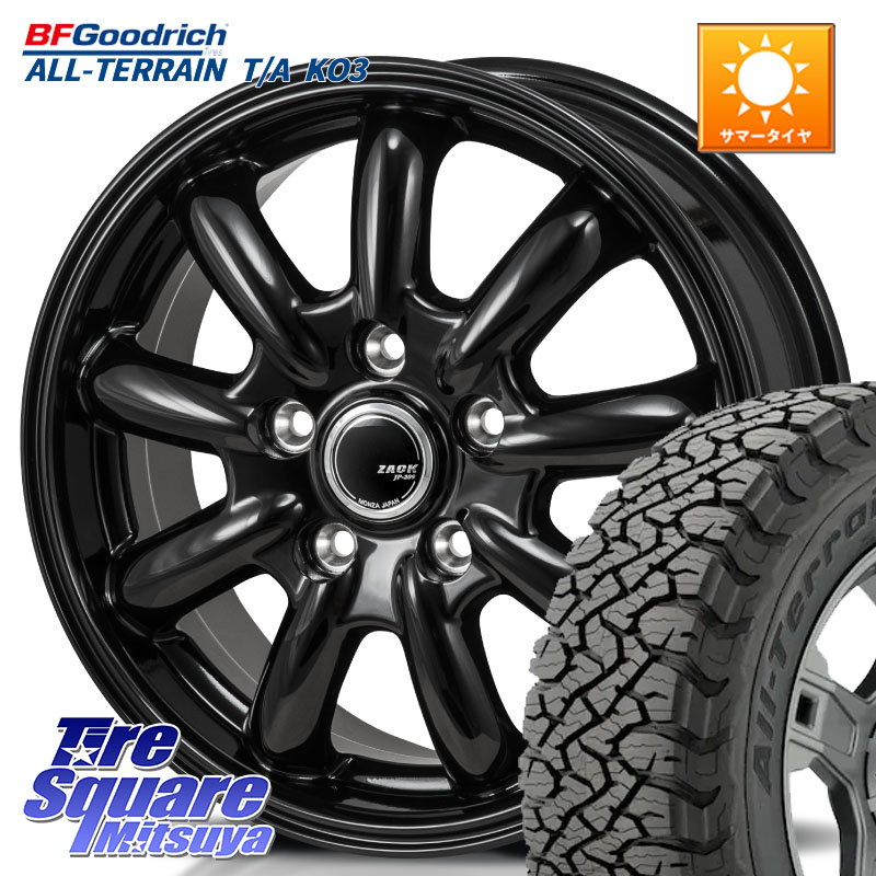 BF Goodrich All-Terrain TA KO3オールテレーン グッドリッチ T/A ブラックウォール 235/60R18Japan三陽 ZACK JP-209 JP209 ザック ホイール 18X7.5J 38 5穴 114.3 50系RAV4 60系RAV4 アリアARIYA T33エクストレイル CX-60 CX-80 アウトランダーPHEV トレイルシーカー|タイヤスクエアミツヤ
