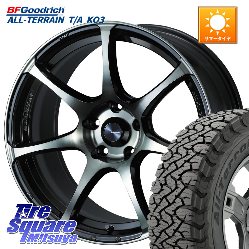 BF Goodrich All-Terrain TA KO3オールテレーン グッドリッチ T/A ブラックウォール 225/65R17WEDS WedsSport SA-75R SA75R ウェッズ スポーツ ホイール 17インチ 17X7.0J 40 5穴 114.3 50系RAV4 80系ハリアー T32エクストレイル CX-5 CX-8 BT5レガシィアウトバック ヴ|タイヤスクエアミツヤ