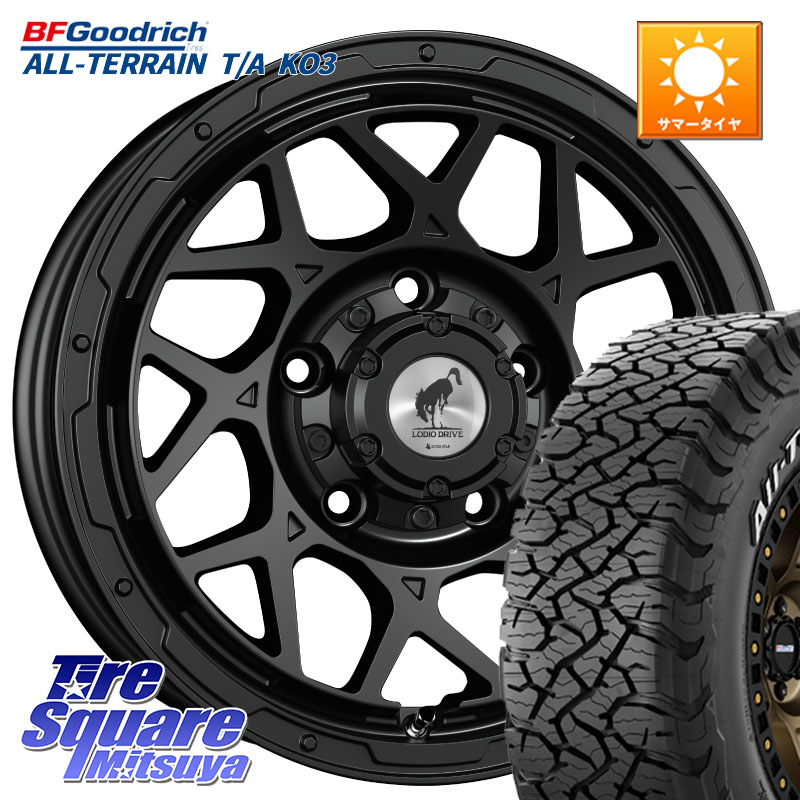 SUPER STAR LODIO DRIVE ロディオドライブ 8M MONO モノ 16 X 5.5J +20 5穴 139.7 BF Goodrich All-Terrain TA KO3 在庫● オールテレーン グッドリッチ T/A ホワイトレター 235/70R16 ジムニー専用(要リフトアップ・オーバーフェンダー等)