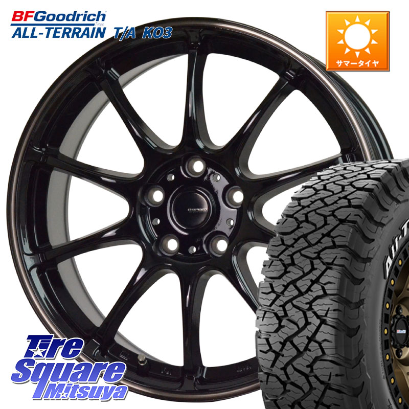 BF Goodrich All-Terrain TA KO3オールテレーン グッドリッチ T/A ホワイトレター 255/70R16HotStuff G・SPEED P-07 ジー・スピード ホイール 16インチ 16X6.5J 38 5穴 114.3 RAV4 50系 カスタム|タイヤスクエアミツヤ