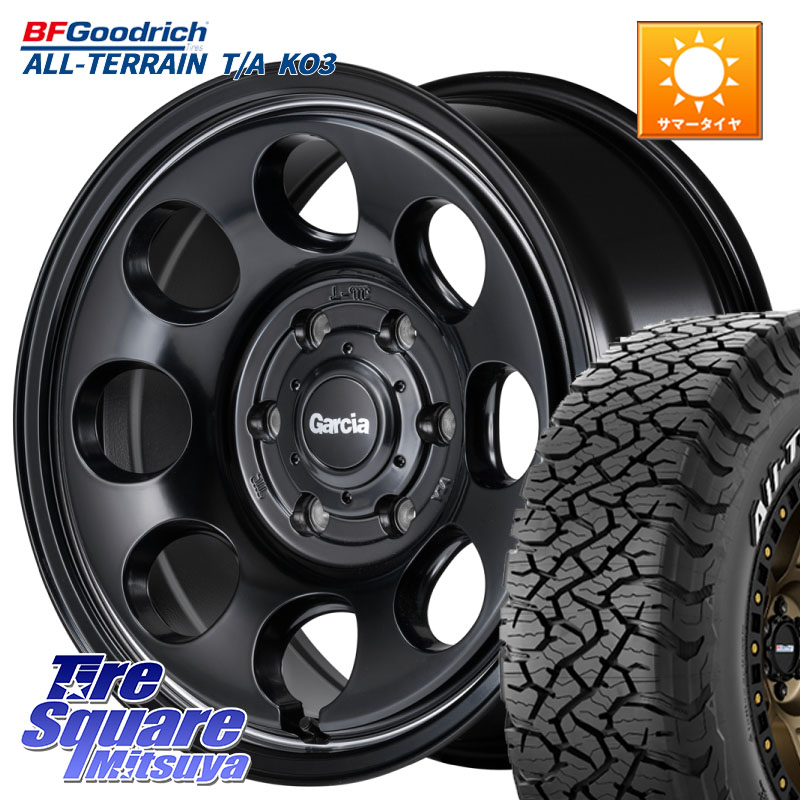 BF Goodrich All-Terrain TA KO3オールテレーン グッドリッチ T/A ホワイトレター 285/70R17MANARAY MID Garcia Palm8 ガルシア パーム8 ホイール 17インチ 17X8.0J 20 6穴 139.7 Tacoma|タイヤスクエアミツヤ