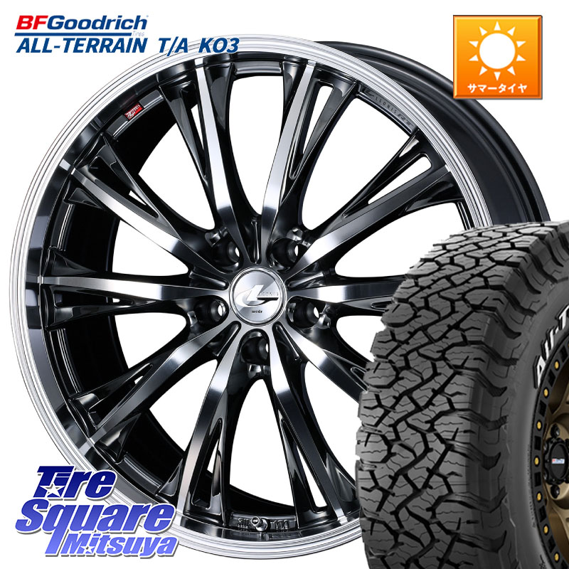 BF Goodrich All-Terrain TA KO3オールテレーン グッドリッチ T/A ホワイトレター 245/70R16WEDS 41169 LEONIS RT ウェッズ レオニス ホイール 16インチ 16X6.5J 40 5穴 114.3 デリカD:5 D5 カスタムサイズ|タイヤスクエアミツヤ