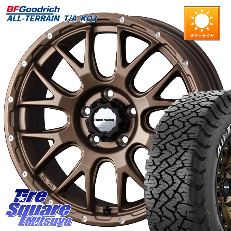 BF Goodrich All-Terrain TA KO3 在庫● オールテレーン グッドリッチ T/A ホワイトレター 215/70R16WEDS 41143 マッドヴァンス08 MUD VANCE 08 ホイール 16インチ 16X7.0J 35 5穴 114.3 デリカD:5 デリカD:5(26+) エクリプスクロス RVR クルーガー V・L ハリアー|タイヤスクエアミツヤ