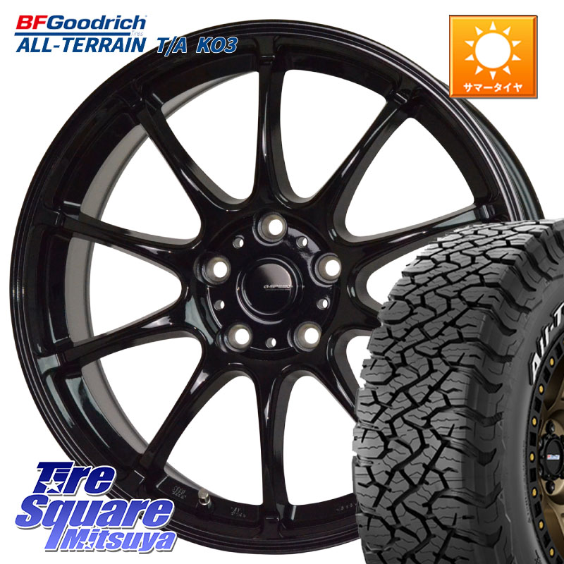HotStuff G.SPEED G-07 ホイール 16インチ ジースピード 16 X 6.5J +38 5穴 114.3 BF Goodrich All-Terrain TA KO3 在庫● オールテレーン グッドリッチ T/A ホワイトレター 235/70R16