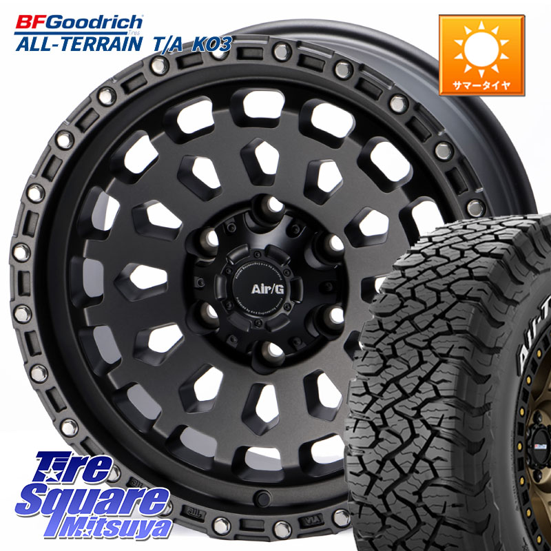 BF Goodrich All-Terrain TA KO3オールテレーン グッドリッチ T/A ホワイトレター 265/70R184X4エンジニアリング Air/G VULCAN MG ホイール 18インチ 18X8.5J(M14) 52 6穴 139.7 ランクル250 ランドクルーザー 300|タイヤスクエアミツヤ