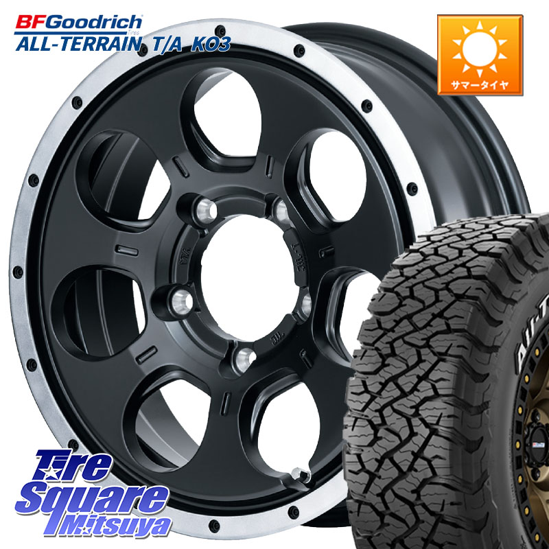 BF Goodrich All-Terrain TA KO3 在庫● オールテレーン グッドリッチ T/A ホワイトレター 235/70R16MANARAY MID ROADMAX WO-7 WO7 ロードマックス ホイール 16インチ 16X5.5J 22 5穴 139.7 ジムニー専用(要リフトアップ/オーバーフェンダー等) AZオフロード カスタム｜タイヤスクエアミツヤ