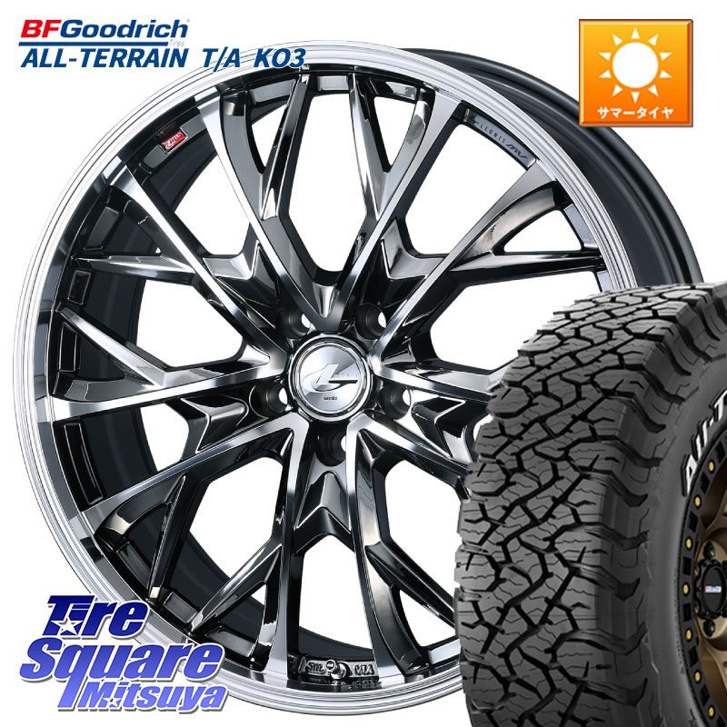 WEDS LEONIS MV レオニス MV BMCMC ホイール 16インチ 16 X 6.5J +47 5穴 114.3 BF Goodrich All-Terrain TA KO3 在庫● オールテレーン グッドリッチ T/A ホワイトレター 235/70R16