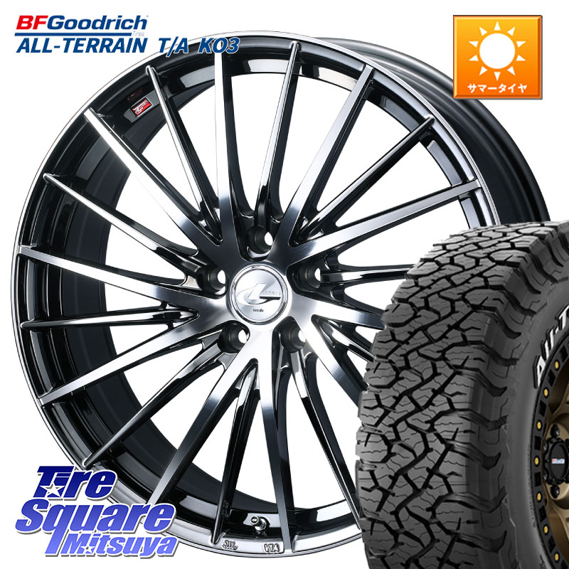 BF Goodrich All-Terrain TA KO3オールテレーン グッドリッチ T/A ホワイトレター 245/70R16WEDS LEONIS FR レオニス FR ホイール 16インチ 16X6.5J 40 5穴 114.3 デリカD:5 D5 カスタムサイズ|タイヤスクエアミツヤ