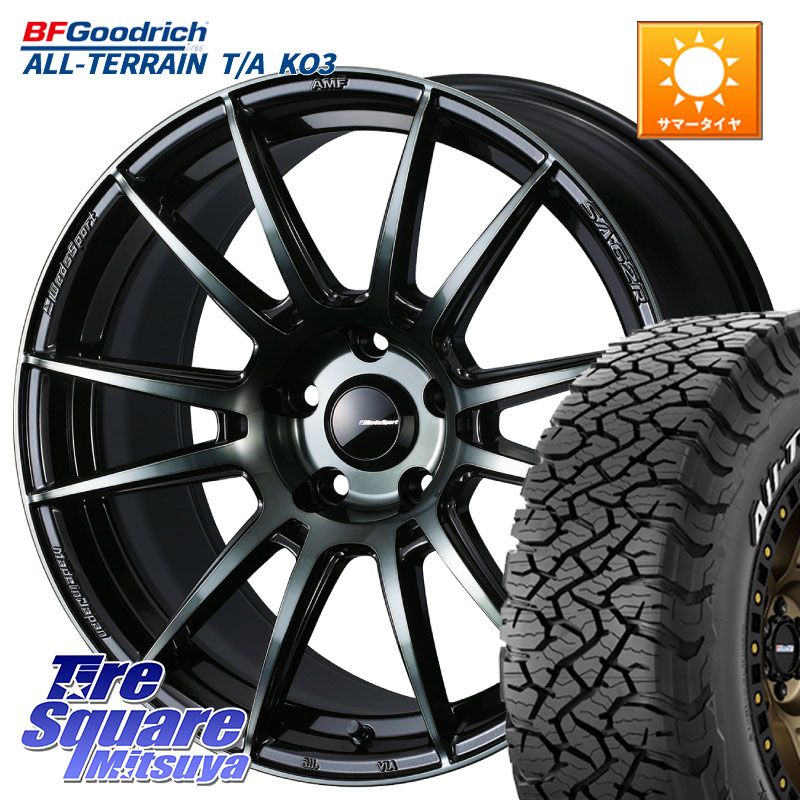 BF Goodrich All-Terrain TA KO3オールテレーン グッドリッチ T/A ホワイトレター 235/65R17WEDS WedsSport SA-62R SA62R ウェッズ スポーツ ホイール 17インチ 17X7.0J 48 5穴 114.3 CX-5 CX5 MAZDA CX-7 CX7 MAZDA CR-V|タイヤスクエアミツヤ