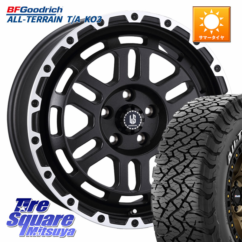 阿部商会 LA STRADA DISCOVER ホイール 18インチ 18 X 8.0J +40 5穴 127 BF Goodrich All-Terrain TA KO3オールテレーン グッドリッチ T/A ホワイトレター 285/65R18 クライスラー ジープ ラングラー JK系 クライスラー ジープ ラングラー JL系