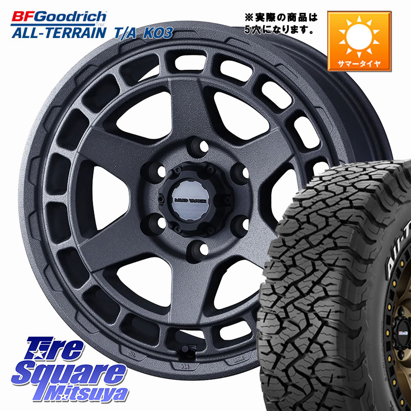 WEDS MUDVANCE X TYPE S ホイール 17インチ マッドヴァンス 17 X 8.0J +38 5穴 127 BF Goodrich All-Terrain TA KO3オールテレーン グッドリッチ T/A ホワイトレター 265/70R17 クライスラー ジープ ラングラー JK系 クライスラー ジープ ラングラー JL系