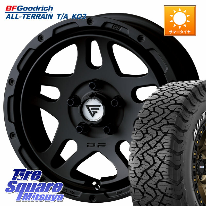 BF Goodrich All-Terrain TA KO3 在庫● オールテレーン グッドリッチ T/A ホワイトレター 215/70R16DELTA FORCE OVERLANDER オーバーランダー デリカD5専用 ホイール 16インチ 16X7.0J 35 5穴 114.3 デリカD:5 デリカD:5(26+) エクリプスクロス RVR|タイヤスクエアミツヤ