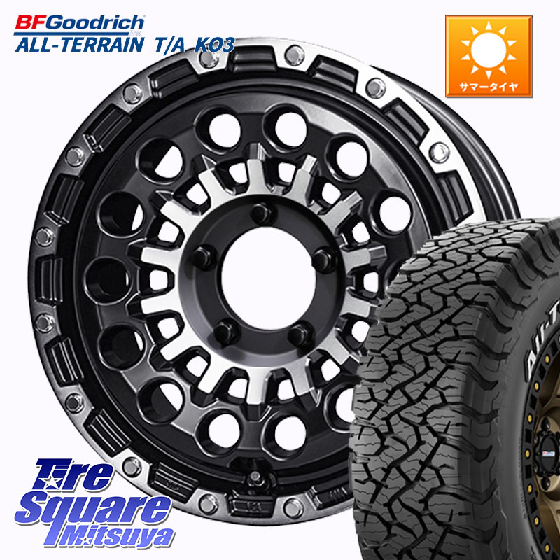 KYOHO PPX GX14 ホイール 16インチ 16 X 5.5J +22 5穴 139.7 BF Goodrich All-Terrain TA KO3 在庫予定品● オールテレーン グッドリッチ T/A ホワイトレター【欠品次回6月以降】 225/70R16 ジムニー専用(要リフトアップ・オーバーフェンダー等)