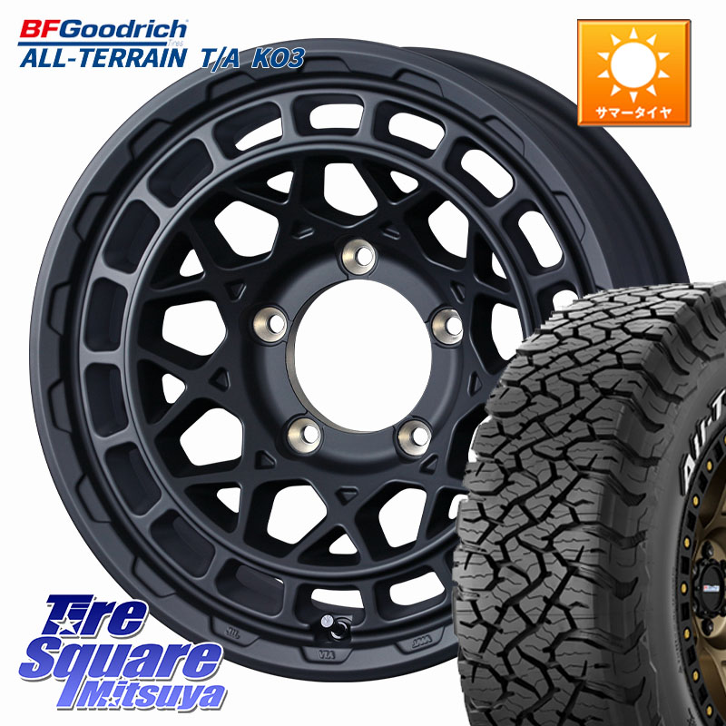 WEDS MUDVANCE X TYPE M ※インセット-5 ホイール 16インチ マッドヴァンス 16 X 6.0J +0 5穴 139.7 BF Goodrich All-Terrain TA KO3 在庫予定品● オールテレーン グッドリッチ T/A ホワイトレター【欠品次回6月以降】 225/70R16 ジムニー専用(要リフトアップ・オーバ