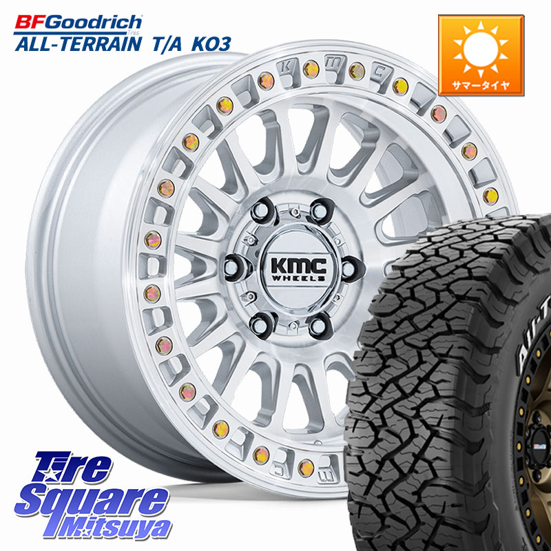 BF Goodrich All-Terrain TA KO3オールテレーン グッドリッチ T/A ホワイトレター 265/65R17KMC KM552 IMS ホイール 17インチ 17X8.5J 25 6穴 139.7 GUN226ハイラックス 150系プラド トライトンGSR ハイラックス HILUX|タイヤスクエアミツヤ