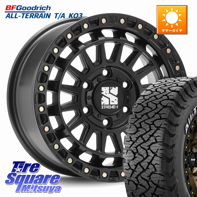 MLJ XJ08 XTREME-J ホイール 18インチ 18 X 8.0J +50 6穴 139.7 BF Goodrich All-Terrain TA KO3オールテレーン グッドリッチ T/A ホワイトレター 265/65R18