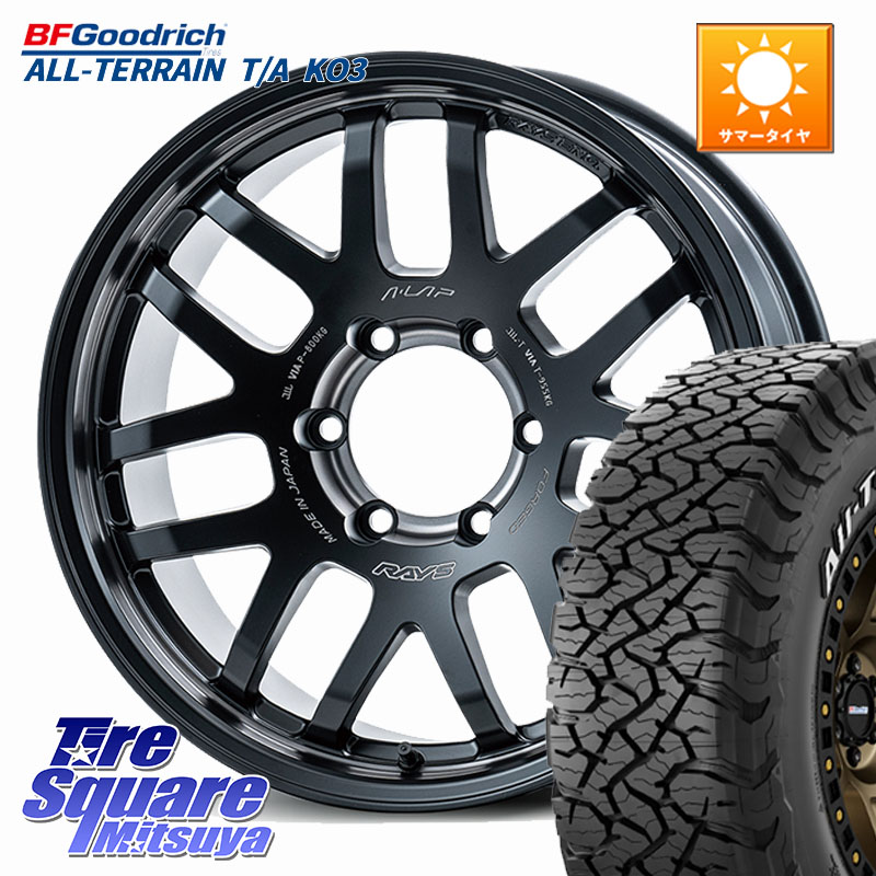 BF Goodrich All-Terrain TA KO3オールテレーン グッドリッチ T/A ホワイトレター 285/60R18RAYS 【欠品次回要問合せ】 A LAP-07X 2324 LIMITED EDITION 鍛造 ホイール 18インチ 18X8.0J 20 6穴 139.7|タイヤスクエアミツヤ