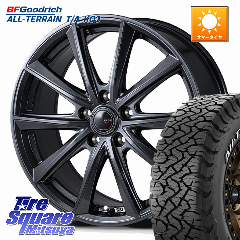 BF Goodrich All-Terrain TA KO3オールテレーン グッドリッチ T/A ホワイトレター 255/70R16Japan三陽 ZACK Sport-FT ホイール 16インチ 16X6.5J 38 5穴 114.3 RAV4 50系 カスタム｜タイヤスクエアミツヤ