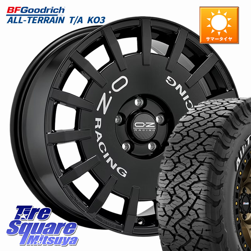 BF Goodrich All-Terrain TA KO3 在庫● オールテレーン グッドリッチ T/A ホワイトレター 215/70R16OZ Rally Racing ラリーレーシング ホイール 16インチ 16X7.0J 35 5穴 114.3 デリカD:5 デリカD:5(26+) エクリプスクロス RVR クルーガー V・L ハリアー｜タイヤスクエアミツヤ