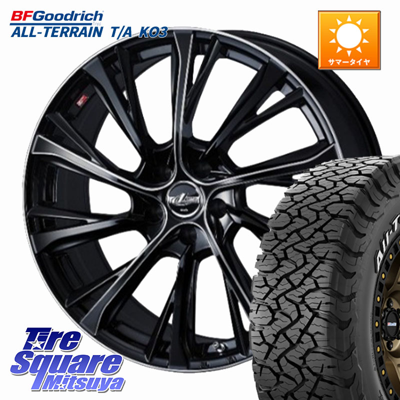 WEDS LEONIS JG レオニスJG ホイール 16インチ 16 X 6.5J +40 5穴 114.3 BF Goodrich All-Terrain TA KO3オールテレーン グッドリッチ T/A ホワイトレター 245/70R16