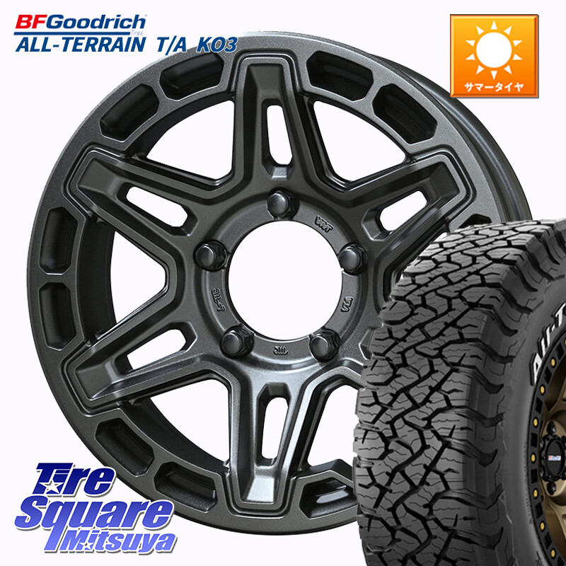 BF Goodrich All-Terrain TA KO3 在庫● オールテレーン グッドリッチ T/A ホワイトレター 215/70R16KYOHO PPX MK6 ホイール 16インチ 16X6.0J(JB74) 0 5穴 139.7 ジムニ−シエラ/ノマド ジムニ−ノマド|タイヤスクエアミツヤ
